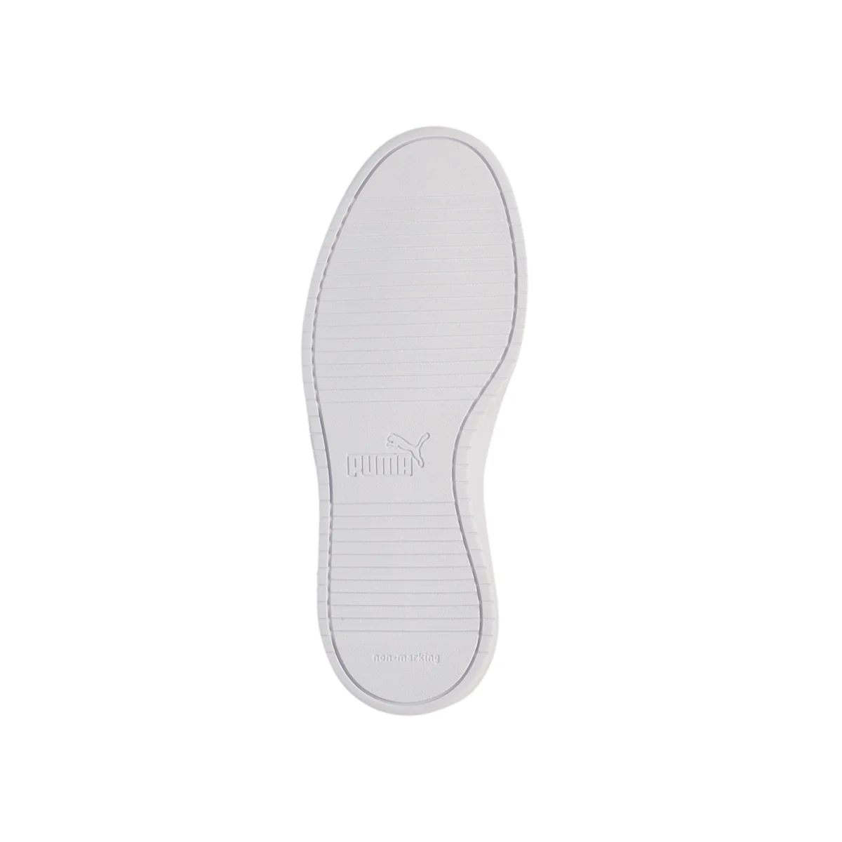 Sneakers bianche da bambina con striscia a contrasto Puma Rickie AC PS - Image 4
