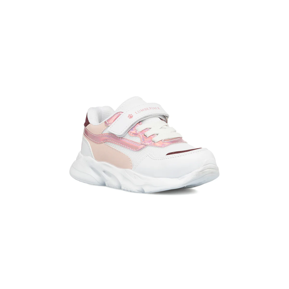 Sneakers bianche da bambina con suola chunky Lumberjack - Image 2