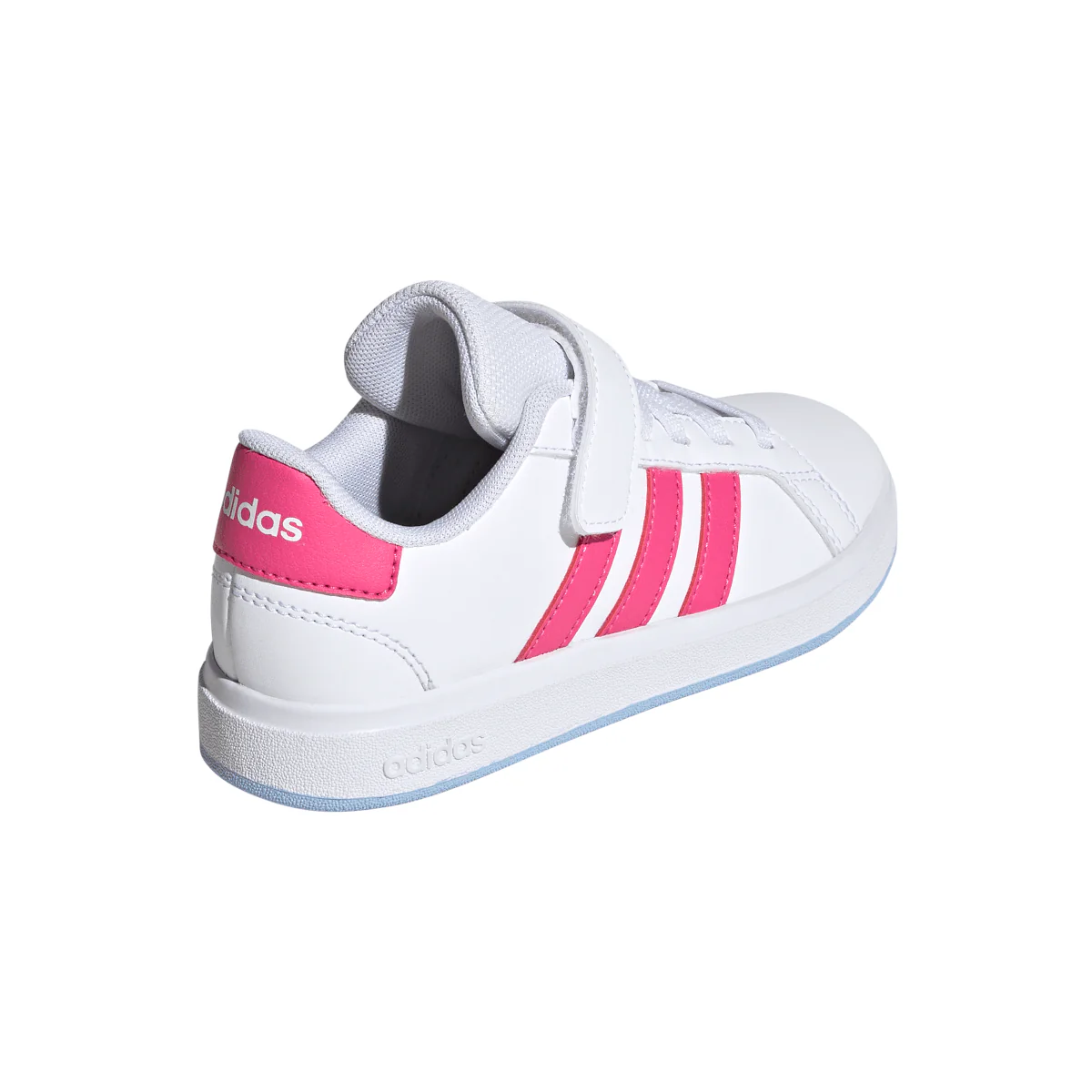 Sneakers bianche da Bambina e Ragazza con dettagli Rosa GRAND COURT 2.0 adidas - Image 3