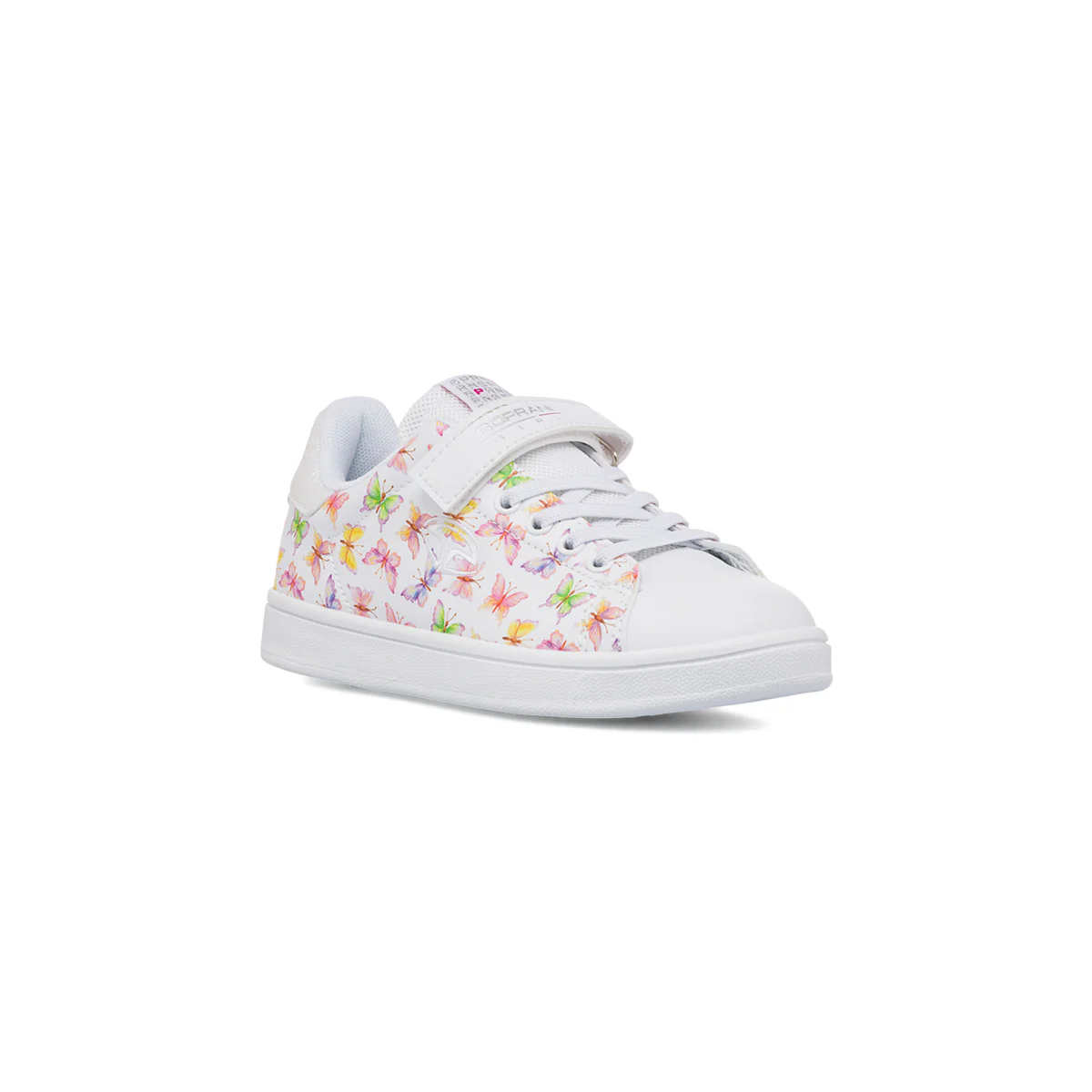 Sneakers Bianche da Bambina e Ragazza Soprani Sport con stampa farfalle - Image 2