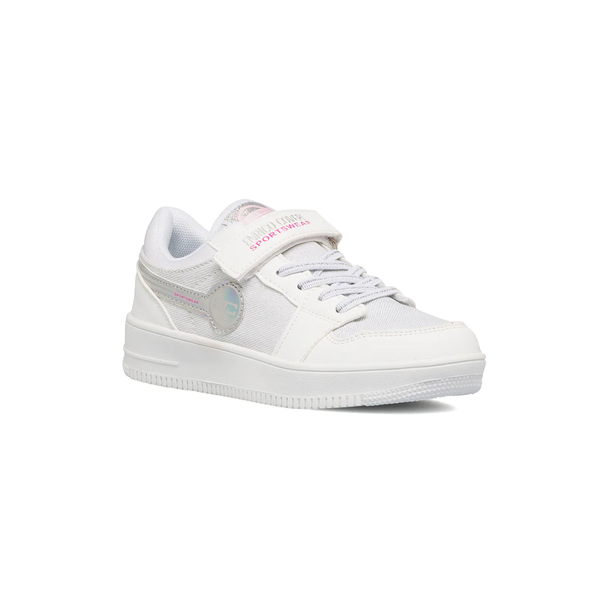 Sneakers bianche da bambina Enrico Coveri Jordy - Image 2