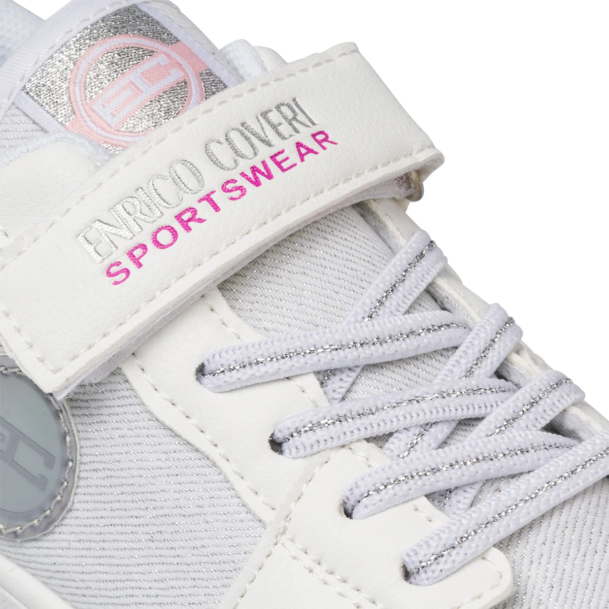 Sneakers bianche da bambina Enrico Coveri Jordy - Image 6