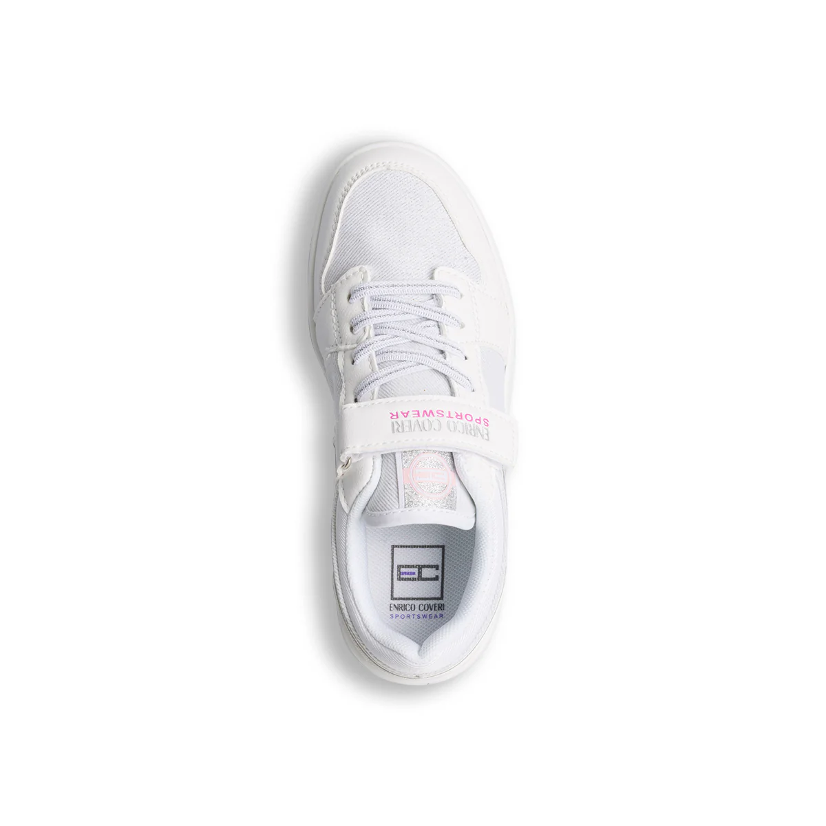 Sneakers bianche da bambina Enrico Coveri Jordy - Image 8