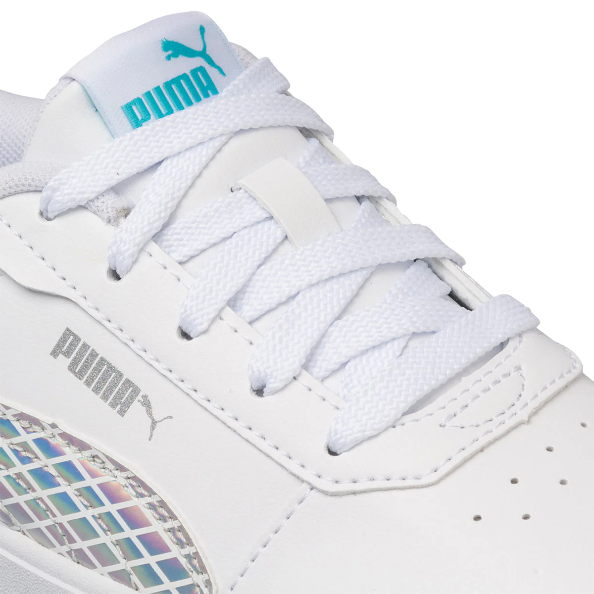 Sneakers bianche da bambina Puma Carina 2.0 Mermaid Ps - Image 5