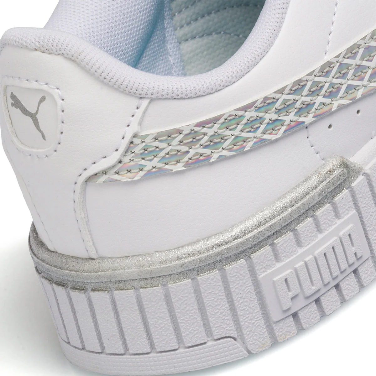 Sneakers bianche da bambina Puma Carina 2.0 Mermaid Ps - Image 6