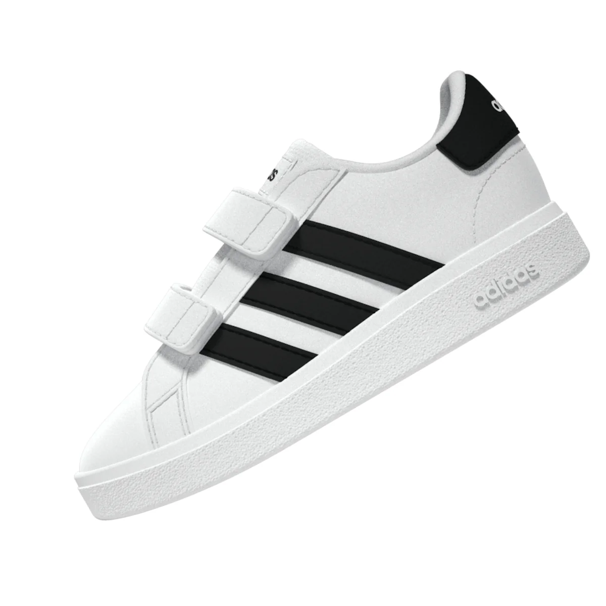 Sneakers bianche da Bambino adidas Grand Court 2.0 con strappo - Image 4
