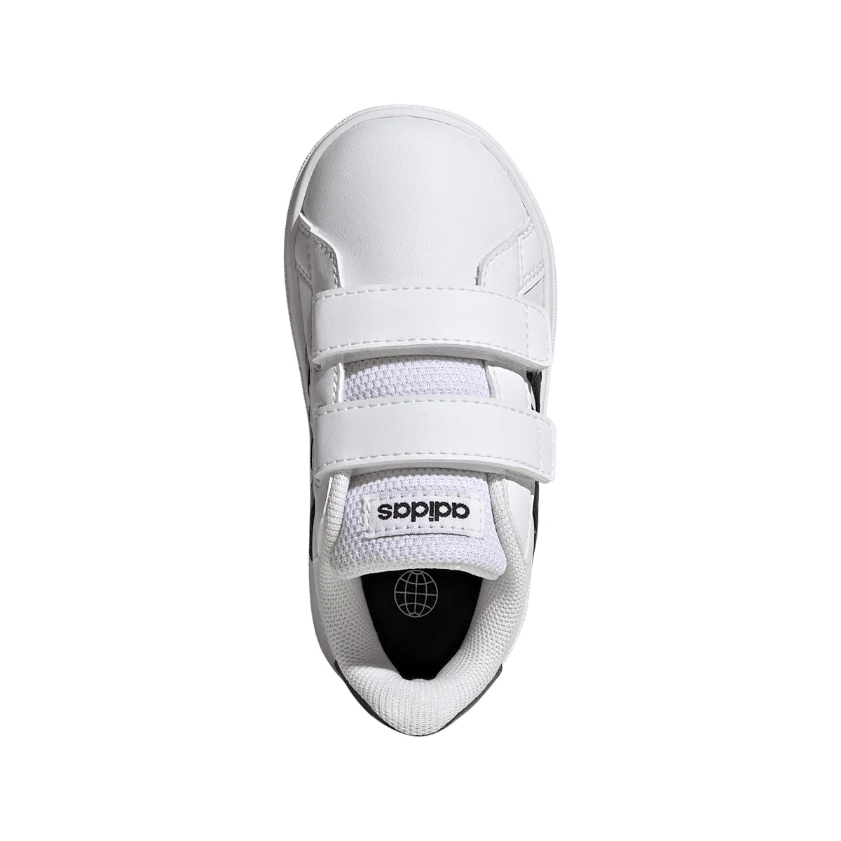 Sneakers bianche da Bambino adidas Grand Court 2.0 con strappo - Image 7
