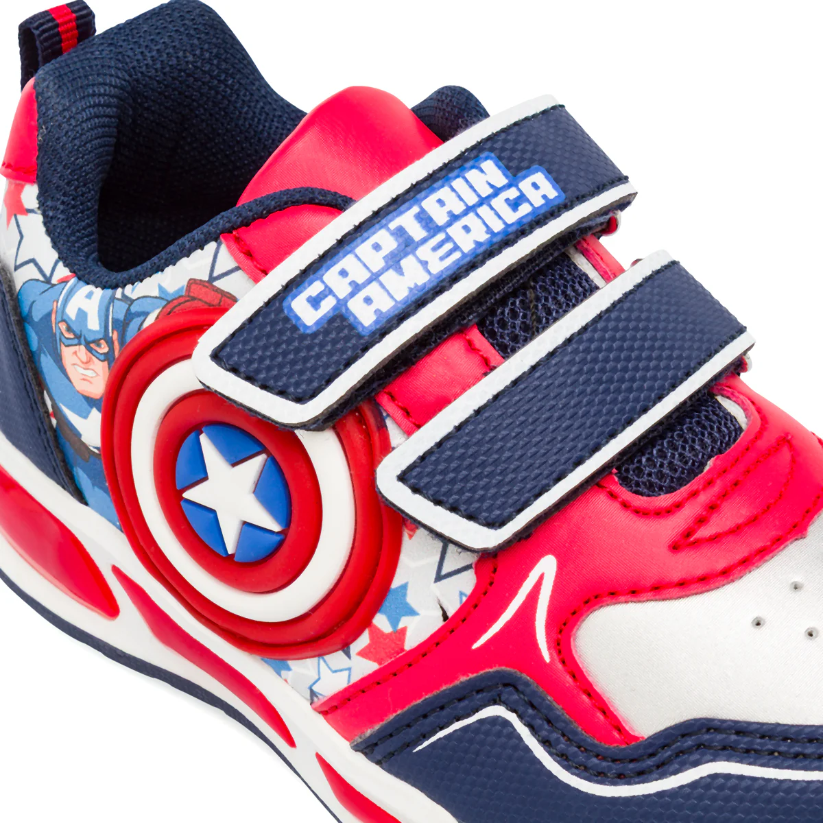 Sneakers bianche da Bambino Avengers con Capitan America e Luci - Image 5