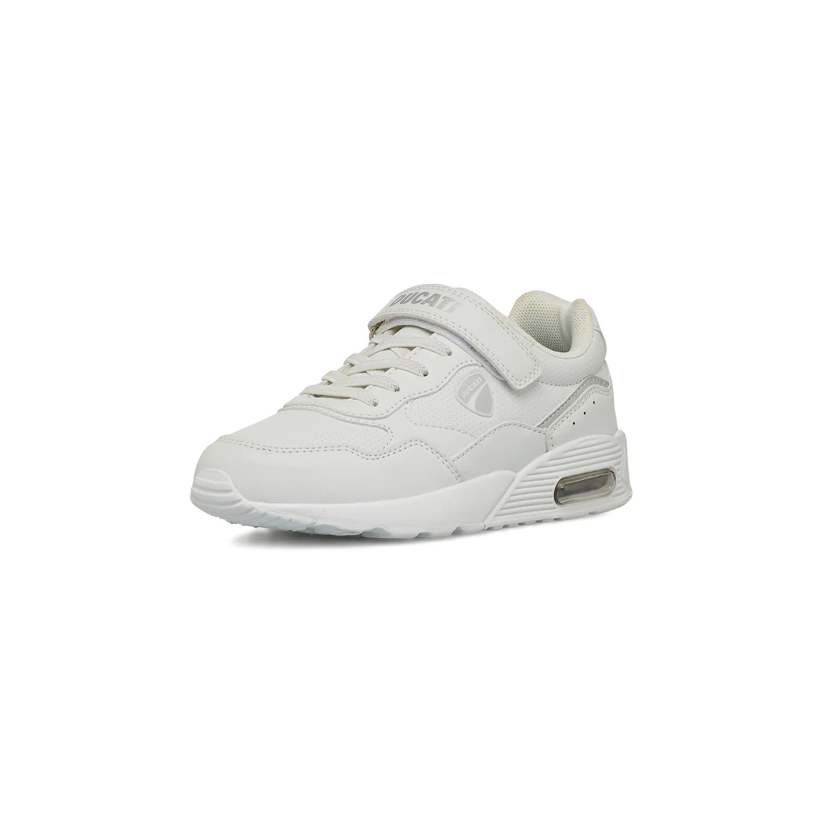Sneakers bianche da bambino con ammortizzazione ad aria Ducati - Image 3