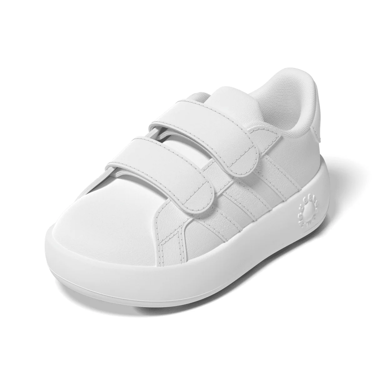 Sneakers bianche da Bambino e Bambina con chiusura a strappo adidas Grand Court 2.0 - Image 4