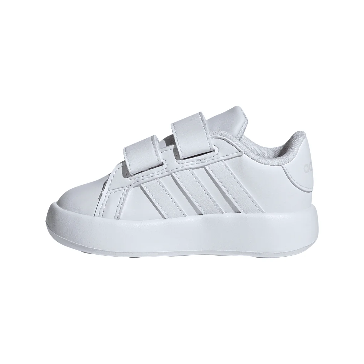 Sneakers bianche da Bambino e Bambina con chiusura a strappo adidas Grand Court 2.0 - Image 6
