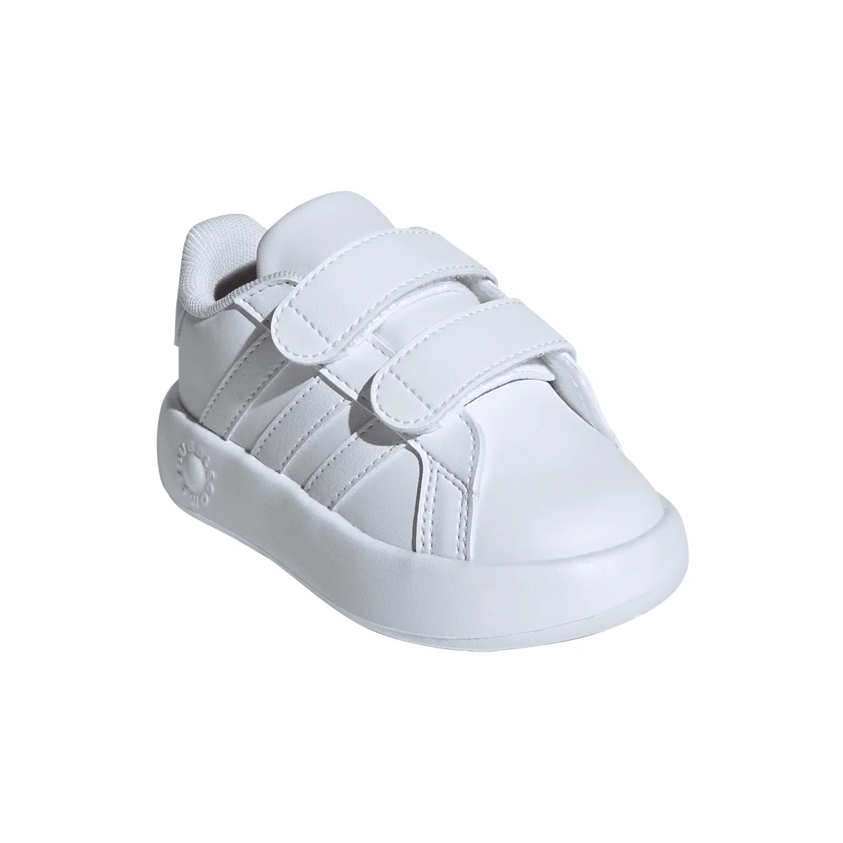 Sneakers bianche da Bambino e Bambina con chiusura a strappo adidas Grand Court 2.0 - Image 7