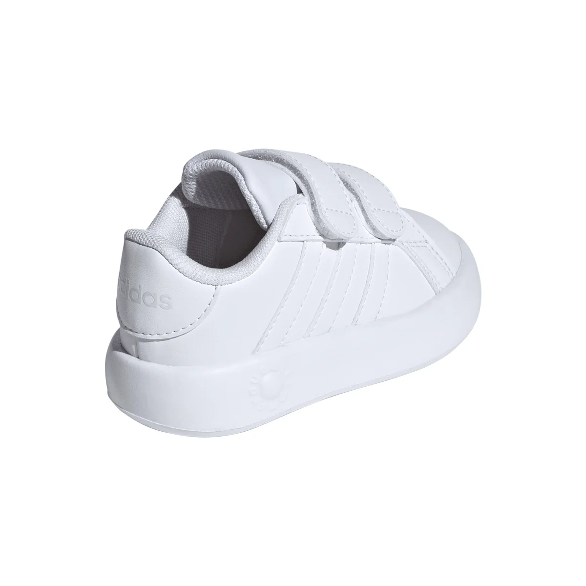 Sneakers bianche da Bambino e Bambina con chiusura a strappo adidas Grand Court 2.0 - Image 8