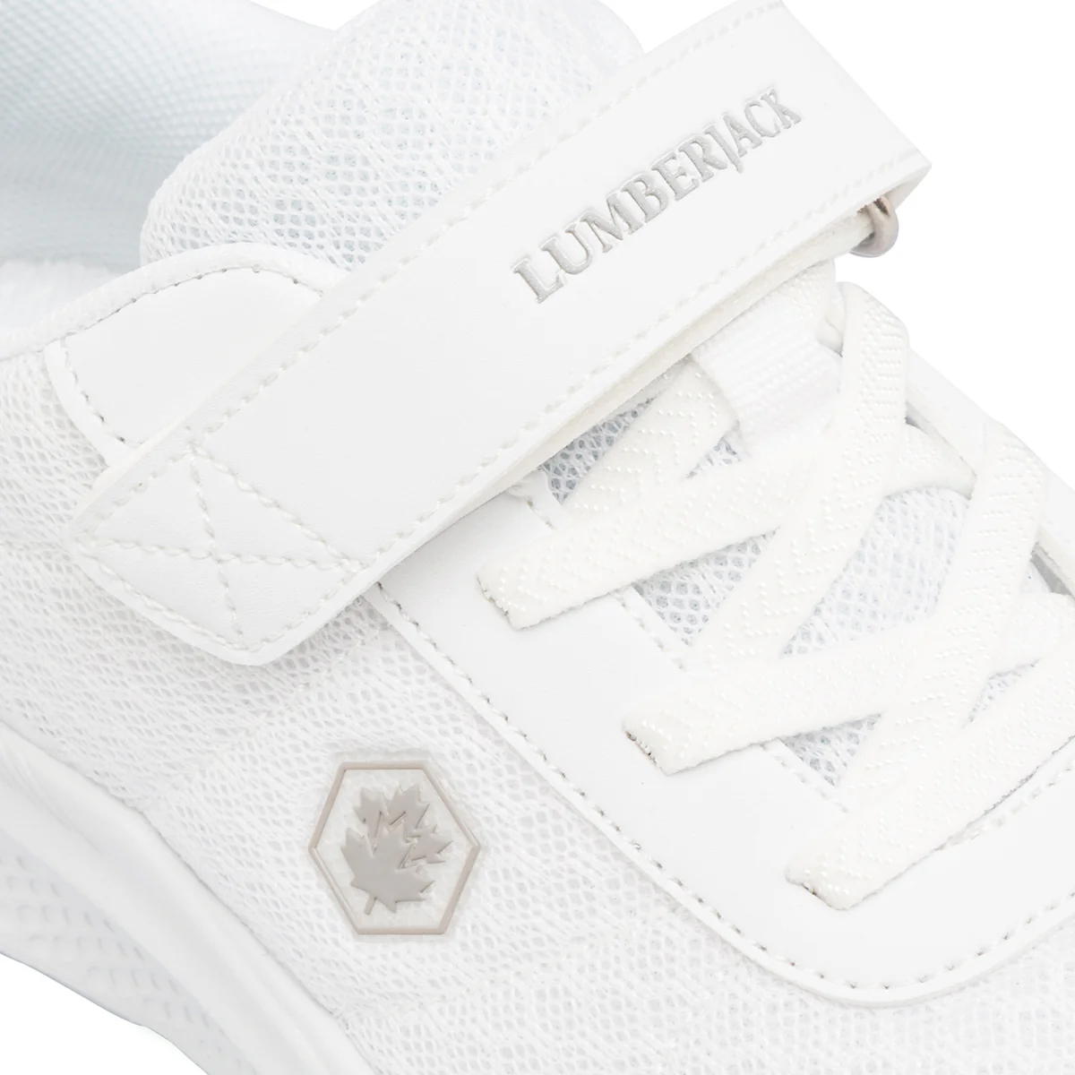 Sneakers Bianche da Bambino con chiusura a strappo Lumberjack - Image 5