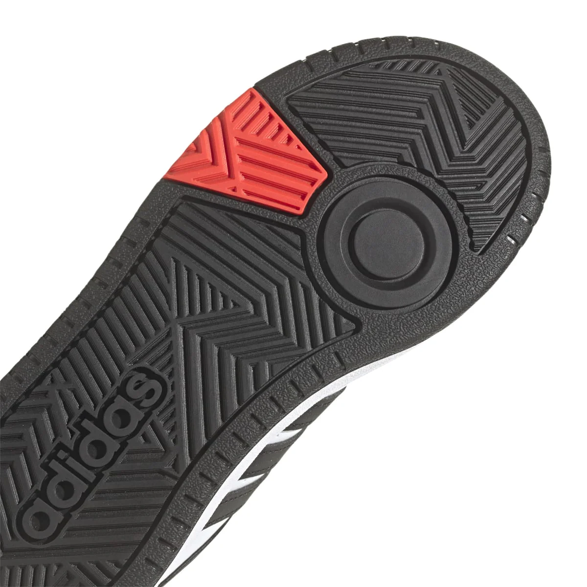 Sneakers bianche da bambino con design 3-stripes adidas Hoops 3.0 K - Image 8