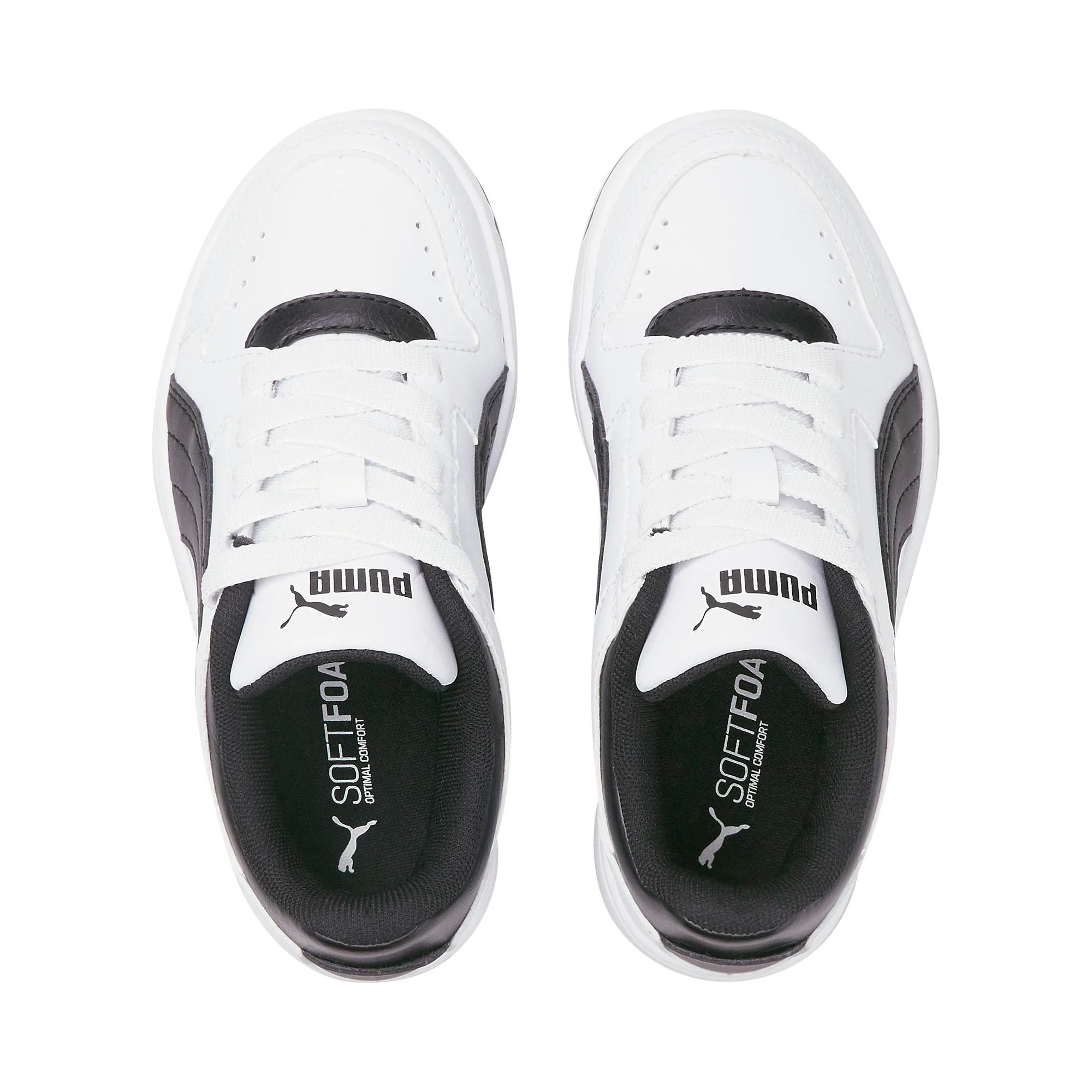 Sneakers bianche da bambino con dettagli traforati Puma Rebound JOY Low AC PS - Image 6