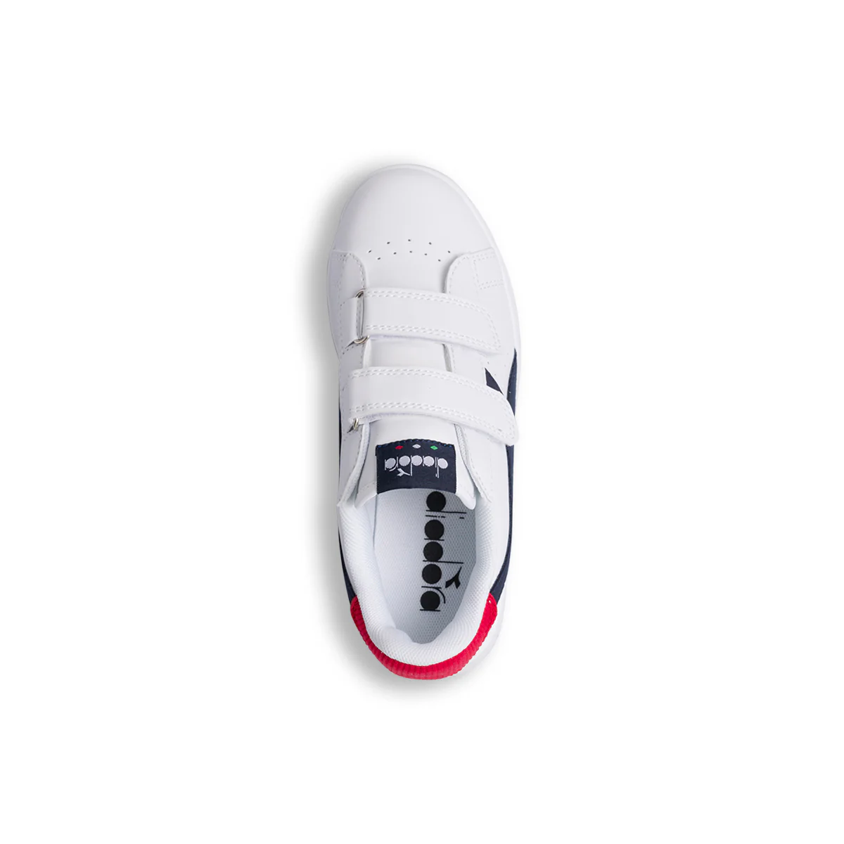 Sneakers bianche da bambino con logo a contrasto Diadora Game P Ace PS - Image 8