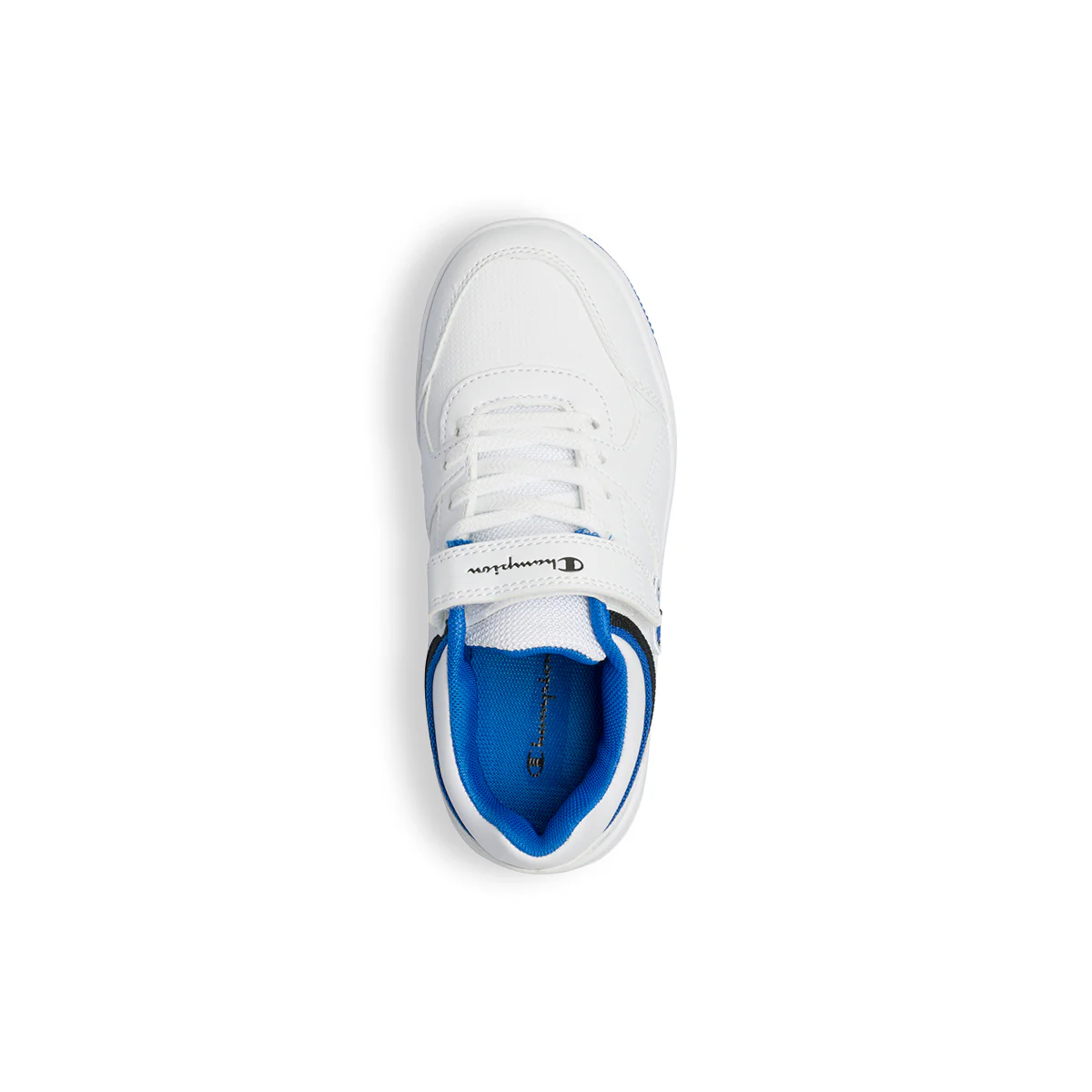Sneakers bianche da bambino con logo laterale Champion Rebound Low B PS - Image 8