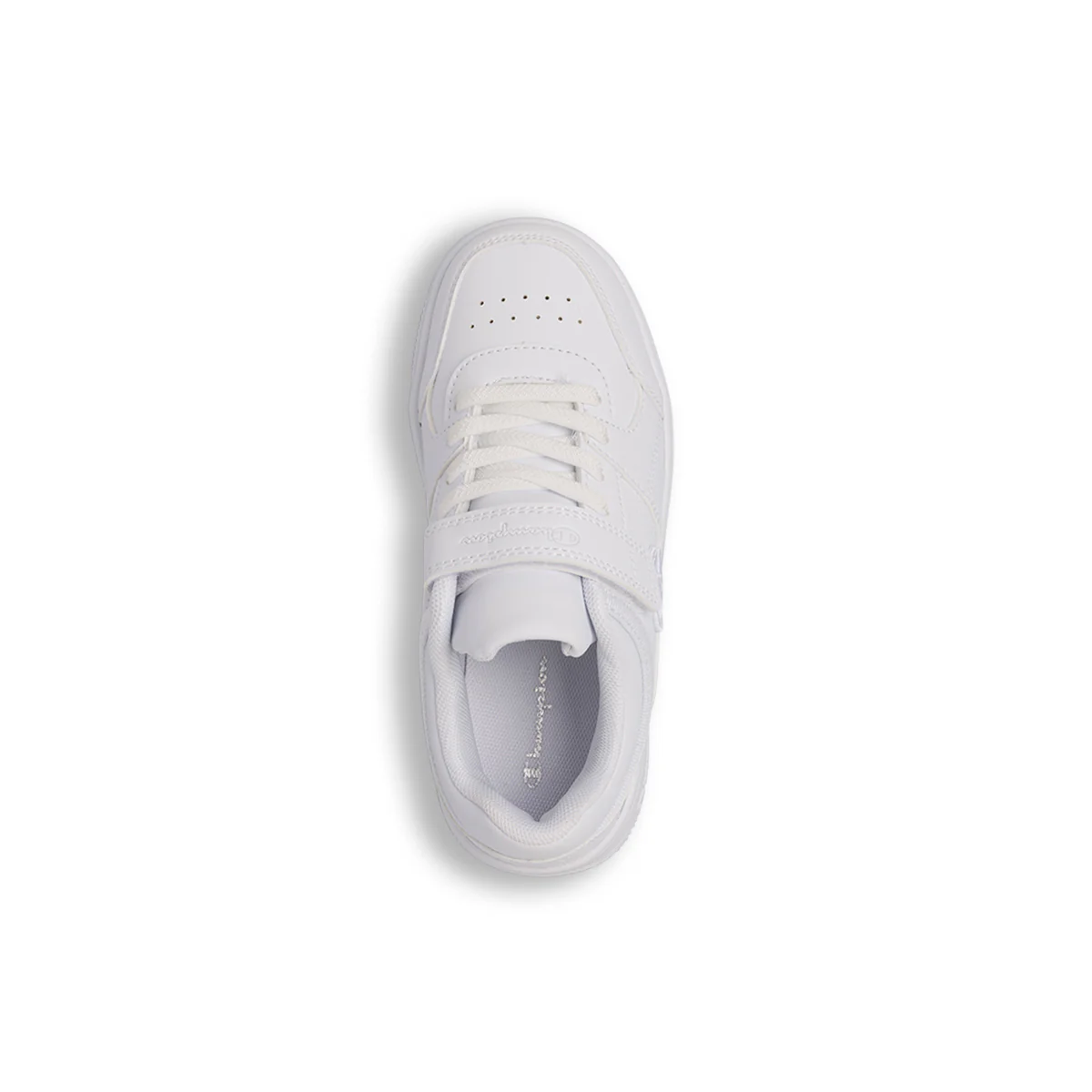 Sneakers bianche da bambino con logo laterale Champion Rebound Low B Ps - Image 6