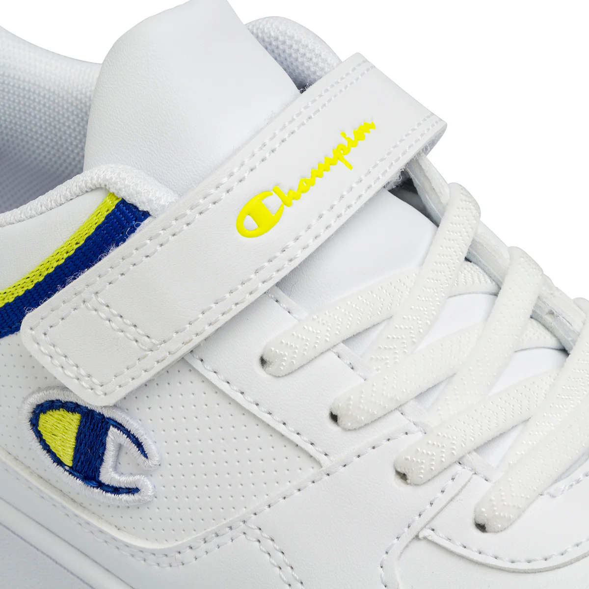 Sneakers bianche da bambino con logo laterale Champion Rebound Low B Ps - Image 6
