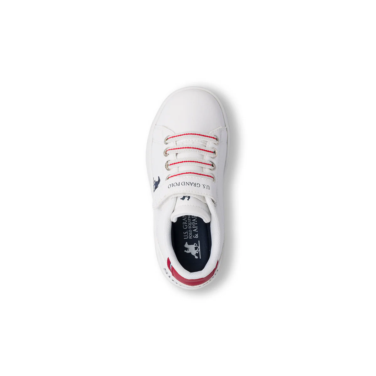 Sneakers bianche da Bambino con logo U.S. Grand Polo - Image 4