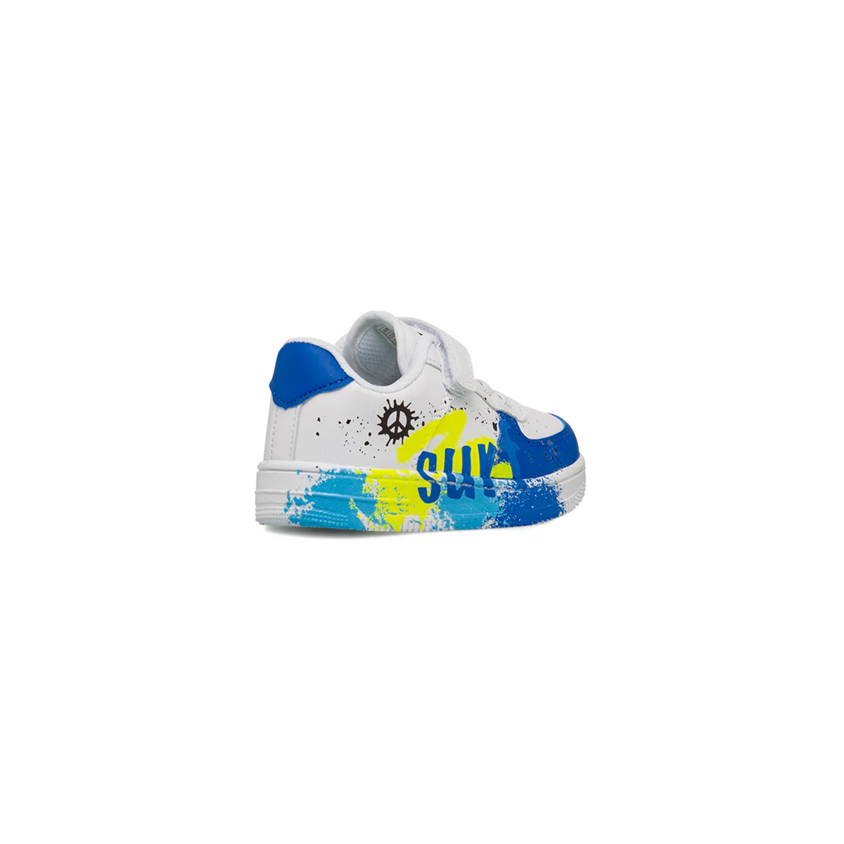Sneakers bianche da Bambino con schizzi di colore Space Boy - Image 3