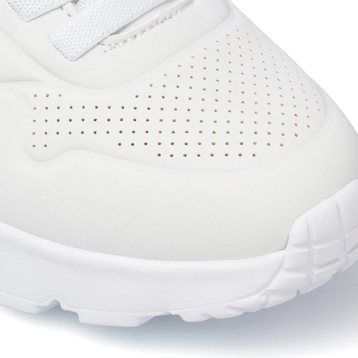 Sneakers bianche da bambino con soletta Air-Cooled Memory Foam Skechers Uno Lite Vendox - Image 12