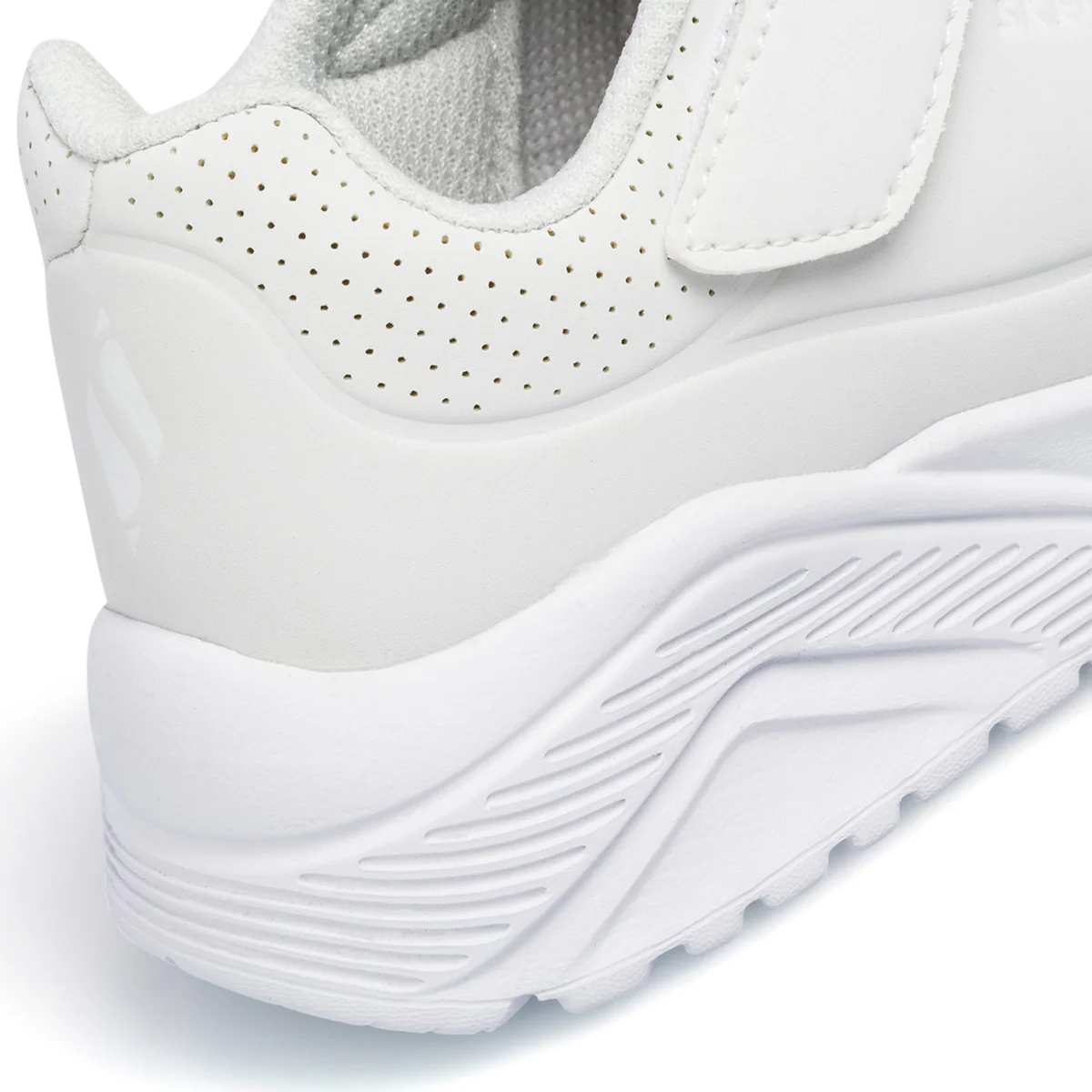 Sneakers bianche da bambino con soletta Air-Cooled Memory Foam Skechers Uno Lite Vendox - Image 14