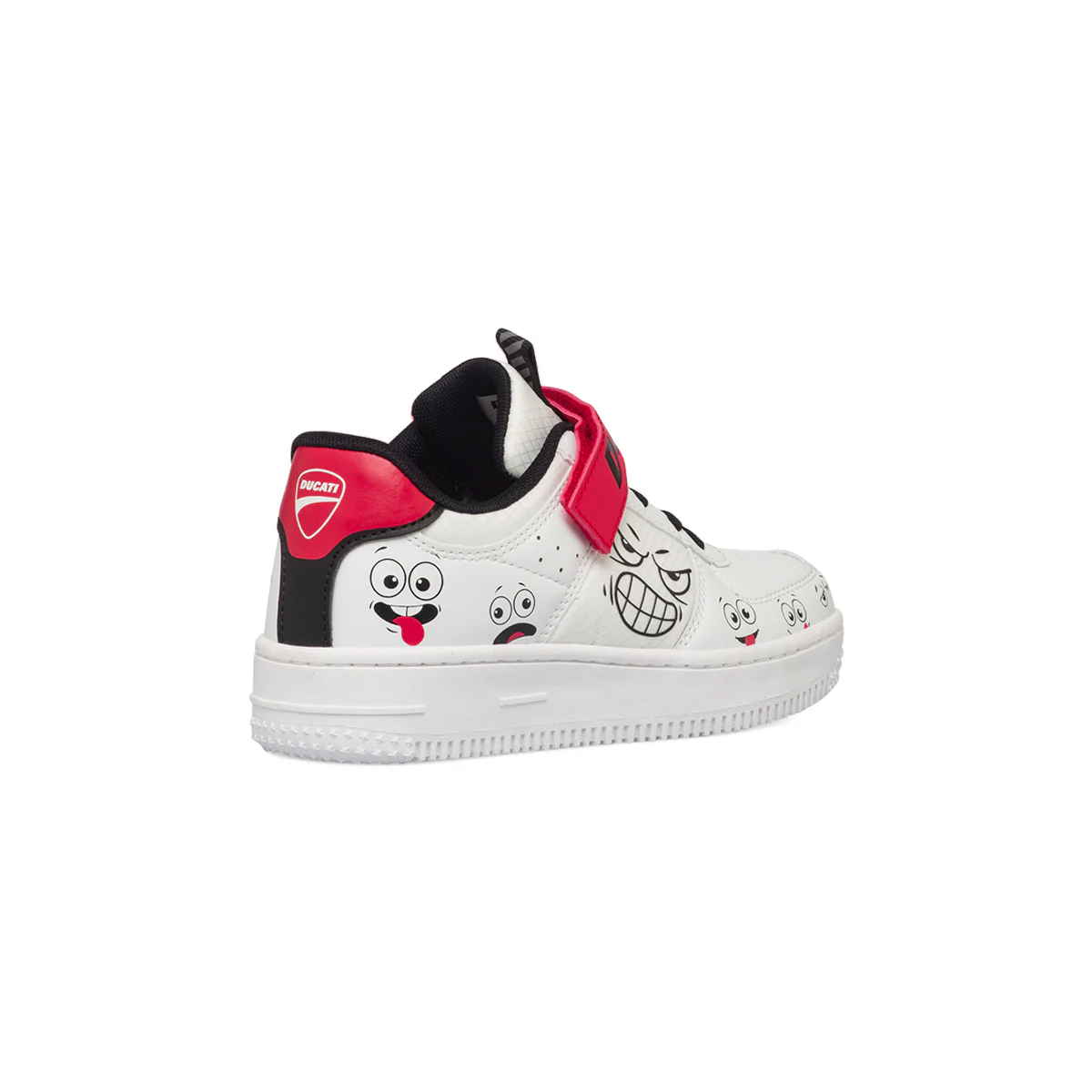Sneakers bianche da bambino con stampa laterale Ducati Bargellino PS - Image 3