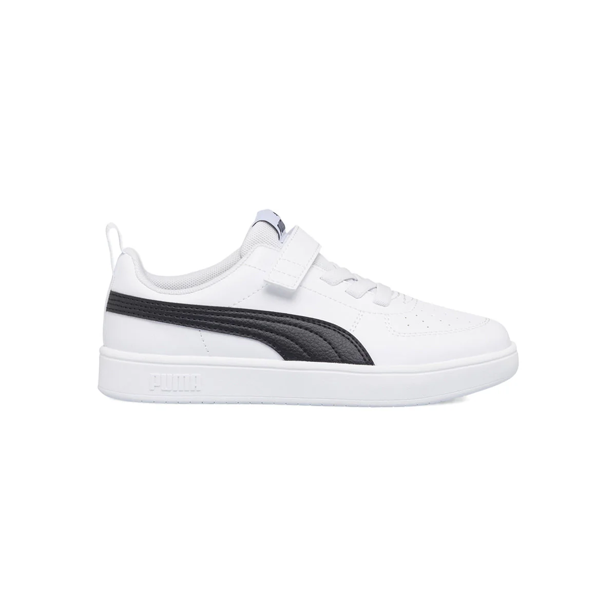 Sneakers bianche da bambino con striscia a contrasto Puma Rickie AC PS