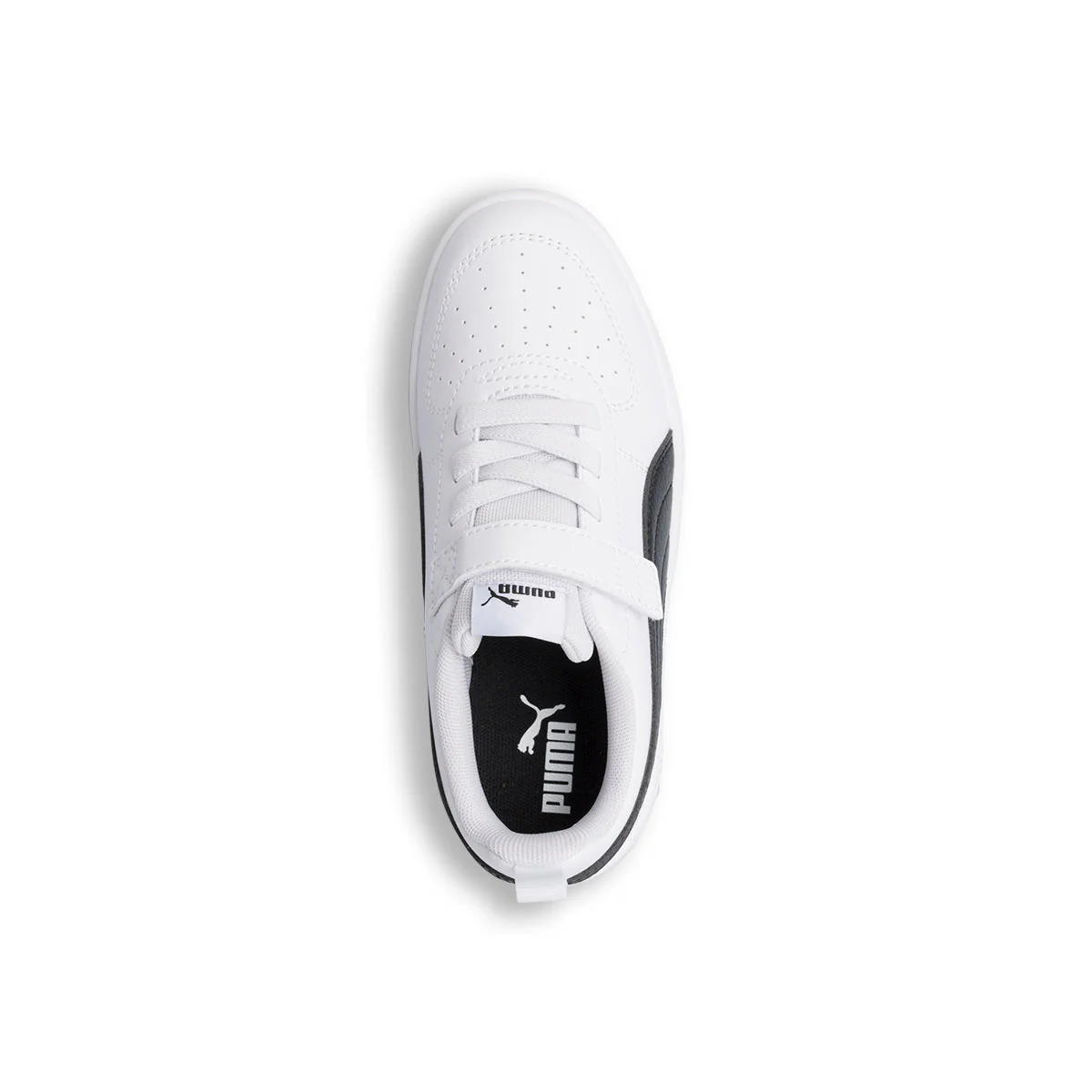 Sneakers bianche da bambino con striscia a contrasto Puma Rickie AC PS - Image 6