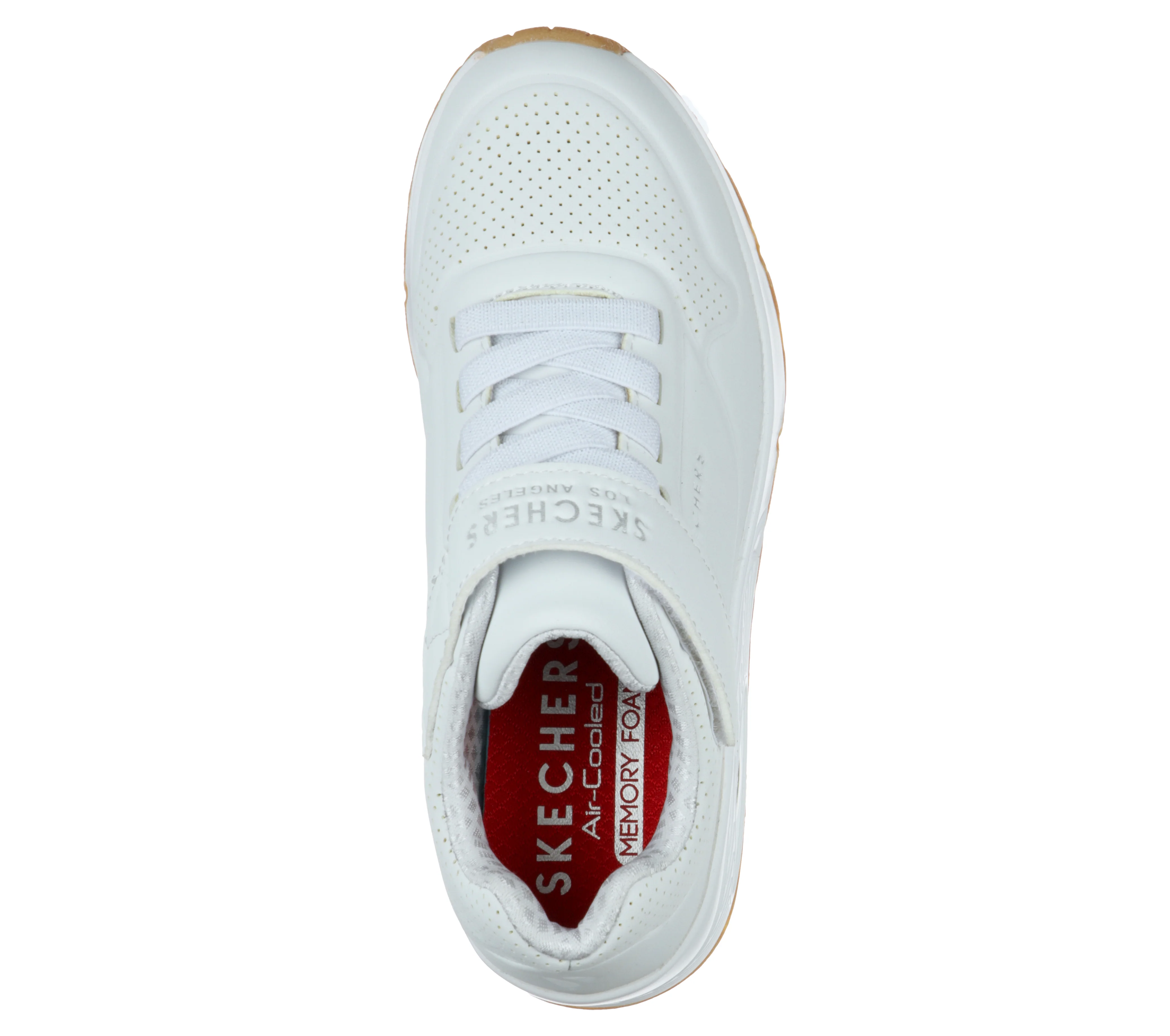 Sneakers bianche da bambino con suola ad aria Skechers Uno - Air Blitz - Image 3