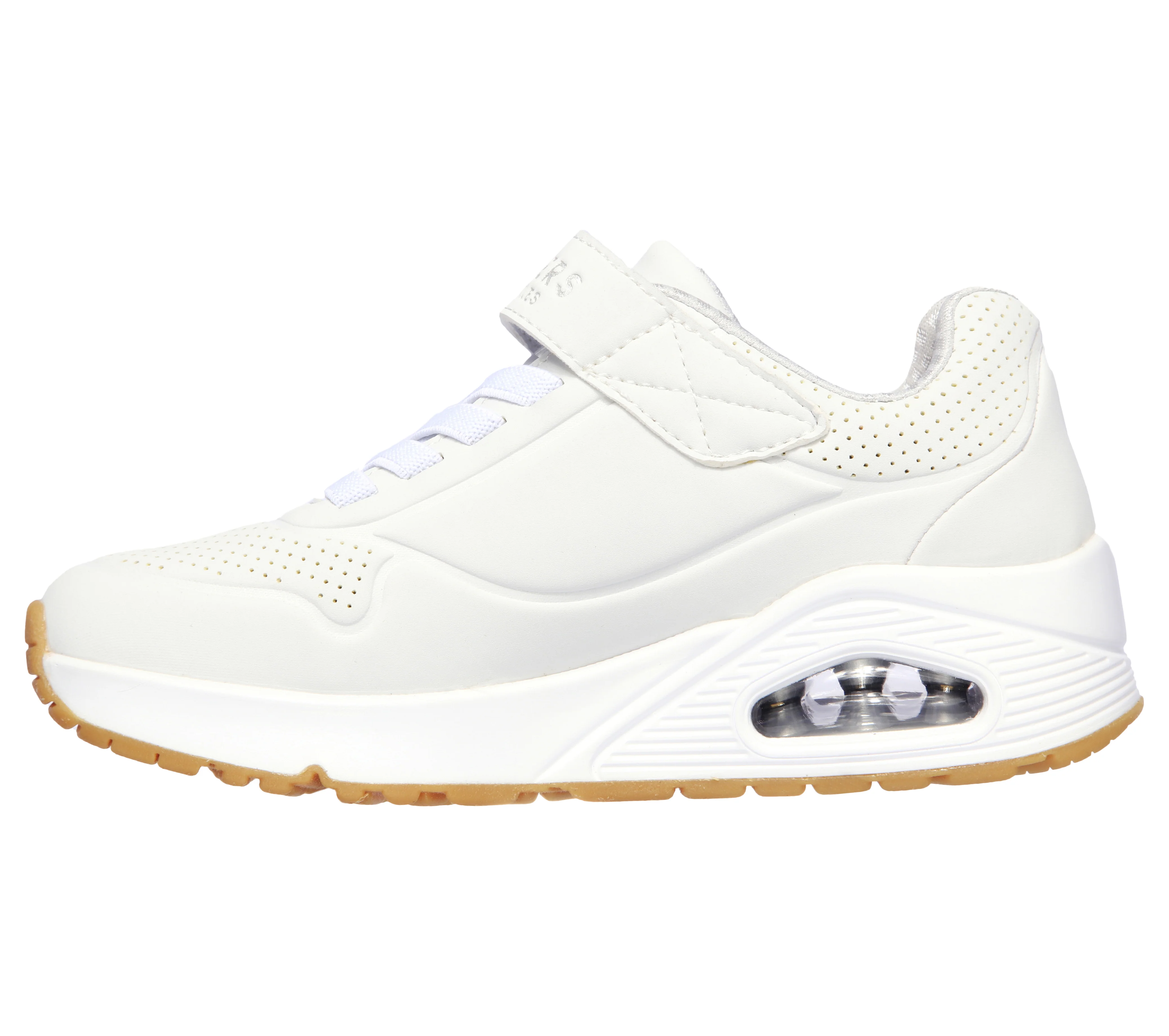 Sneakers bianche da bambino con suola ad aria Skechers Uno - Air Blitz - Image 5