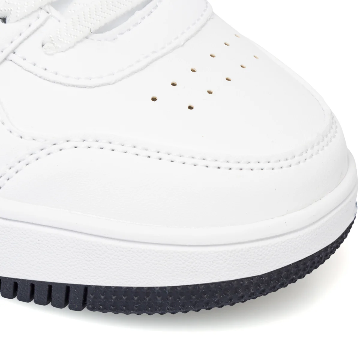 Sneakers bianche da bambino con velcro e dettagli rossi e blu Champion Rebound Low B - Image 5