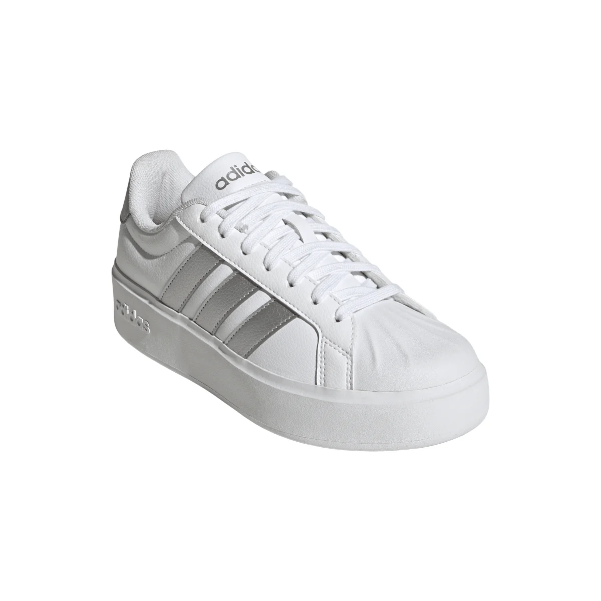 Sneakers bianche da Donna con dettagli argento adidas STREETTALK - Image 3