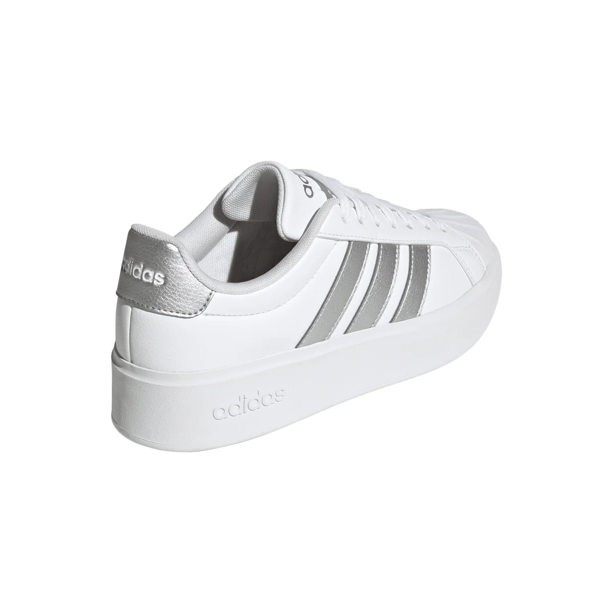 Sneakers bianche da Donna con dettagli argento adidas STREETTALK - Image 4