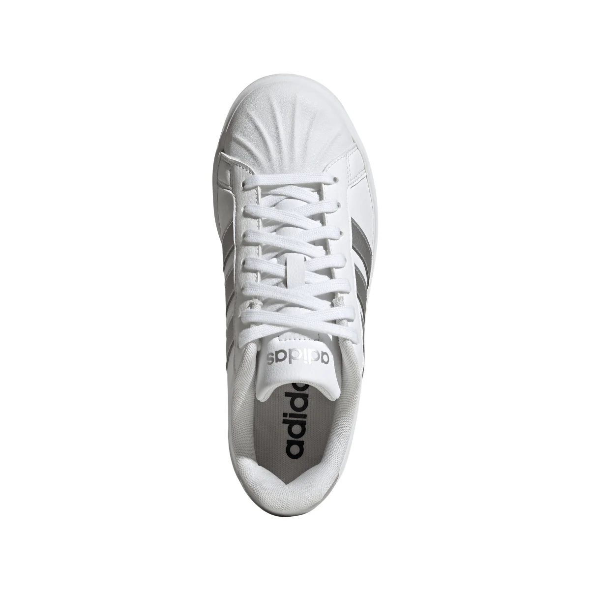 Sneakers bianche da Donna con dettagli argento adidas STREETTALK - Image 7
