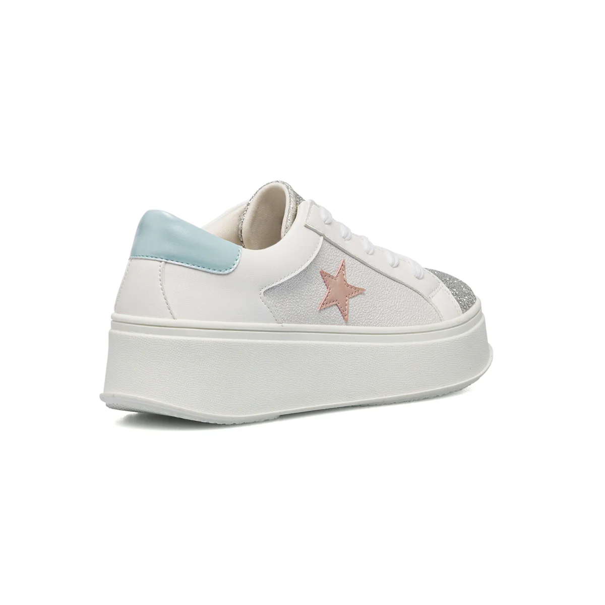 Sneakers bianche da donna con dettagli glitterati Lora Ferres - Image 11