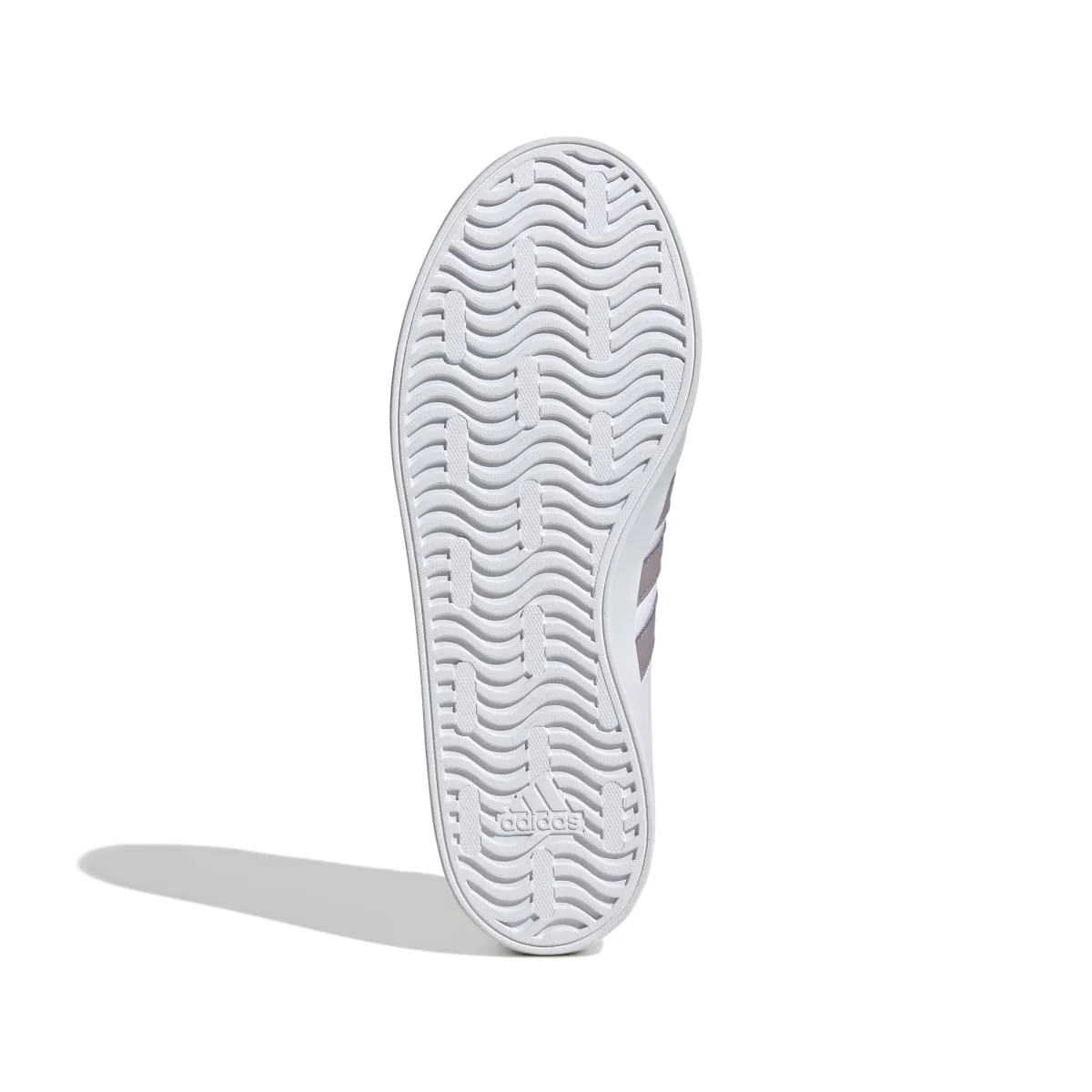 Sneakers bianche da donna con dettagli grigi adidas VL Court 3.0 - Image 3