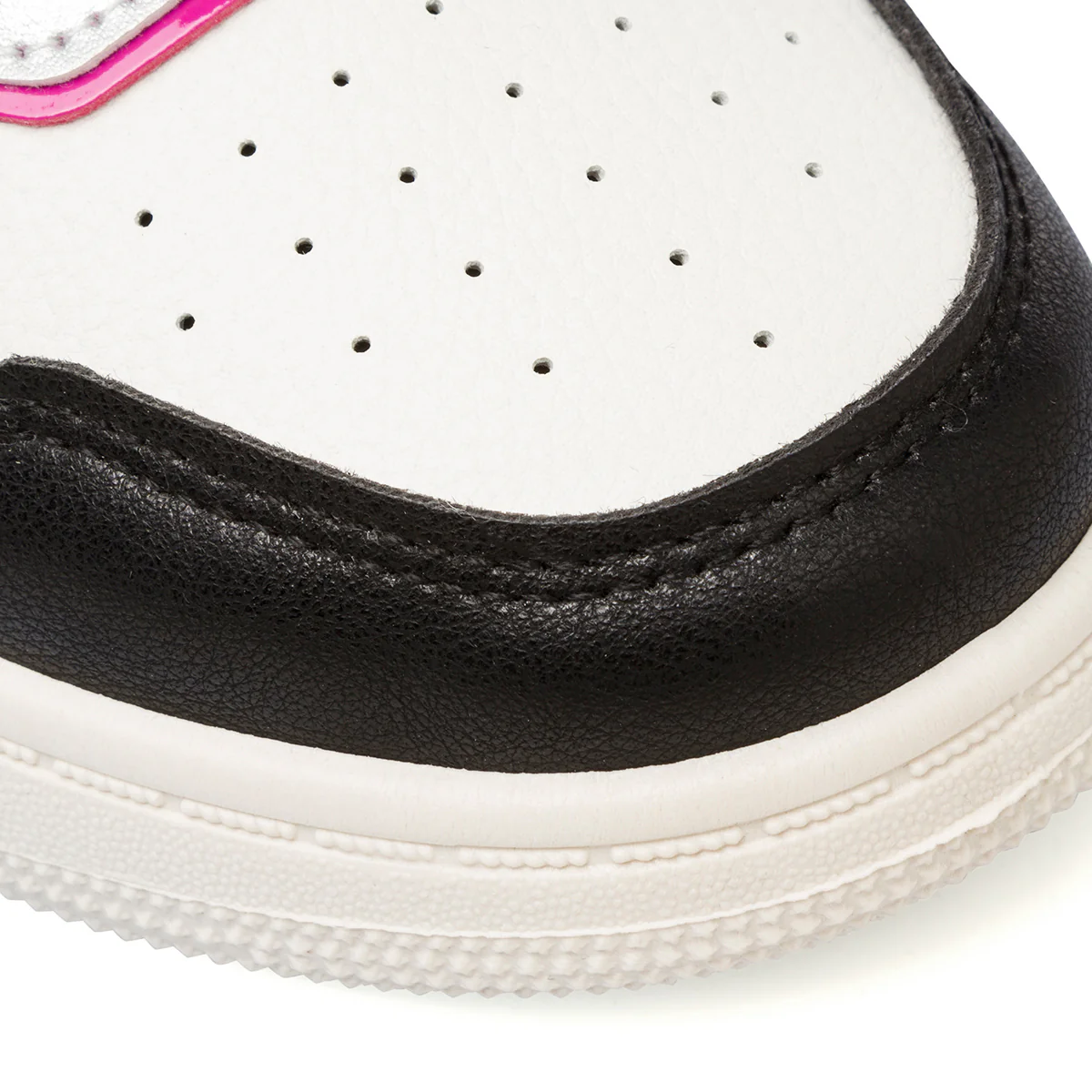Sneakers bianche da donna con dettagli neri e fucsia Swish Jeans - Image 7