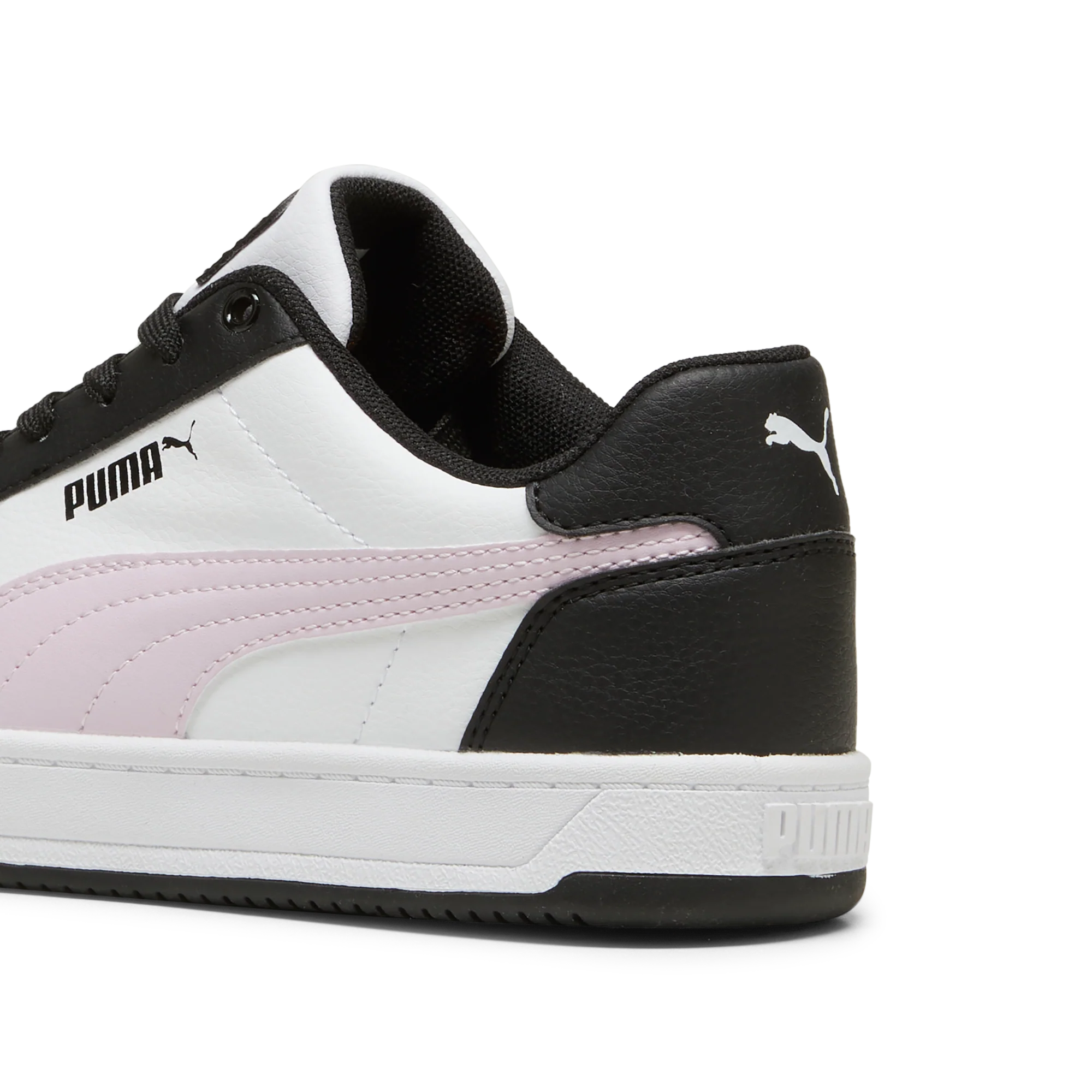 Sneakers bianche da donna con dettagli neri e rosa Puma Caven 2.0 - Image 2