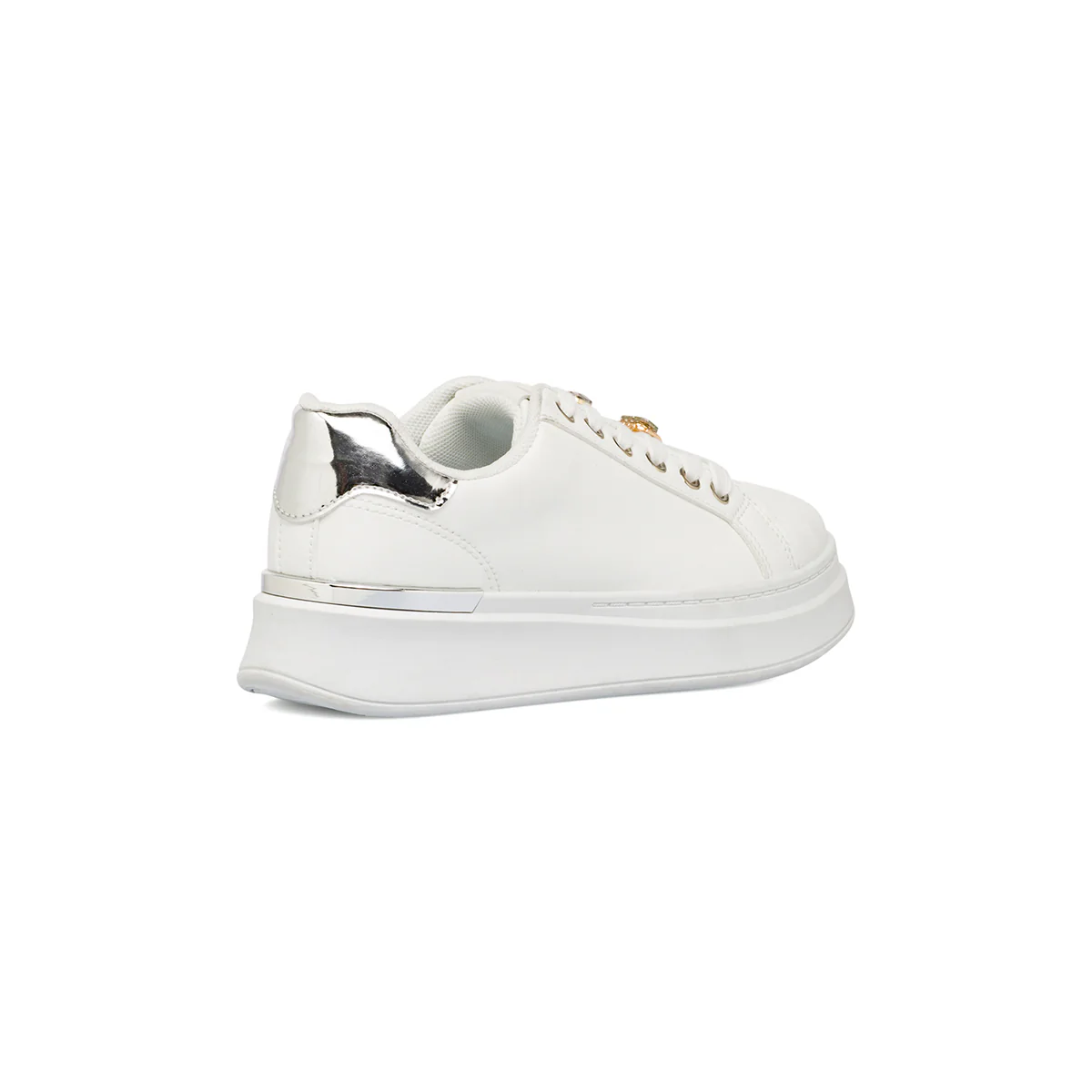 Sneakers bianche da Donna con dettagli oro e argento Lora Ferres - Image 3