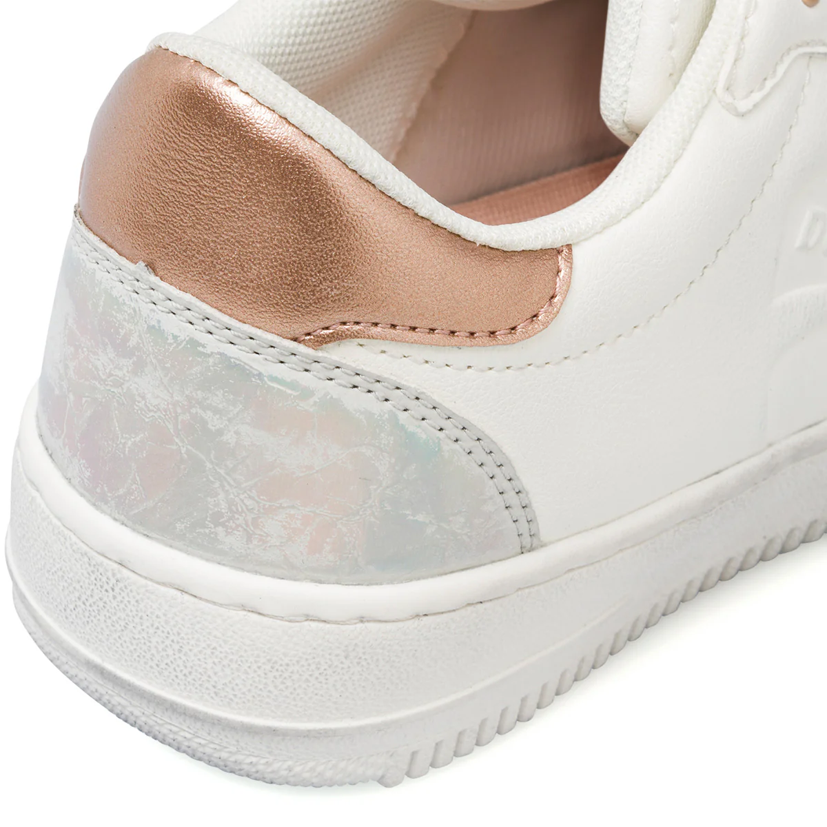 Sneakers bianche da donna con dettagli oro rosa Ducati Heritage 2 - Image 8