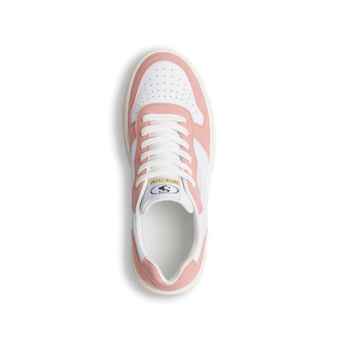 Sneakers bianche da donna con dettagli rosa Swish Jeans - Image 11