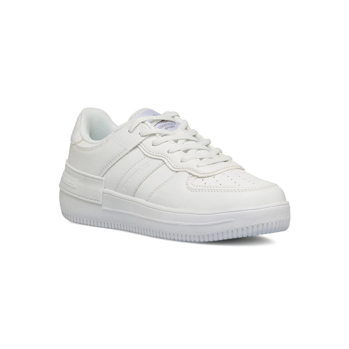 Sneakers bianche da donna con dettagli traforati Lumberjack Freya - Image 2