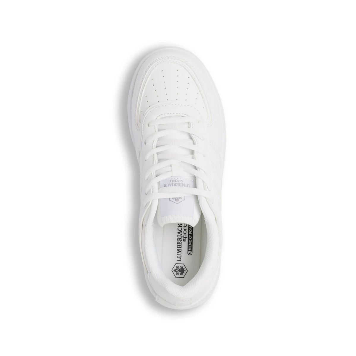 Sneakers bianche da donna con dettagli traforati Lumberjack Freya - Image 6