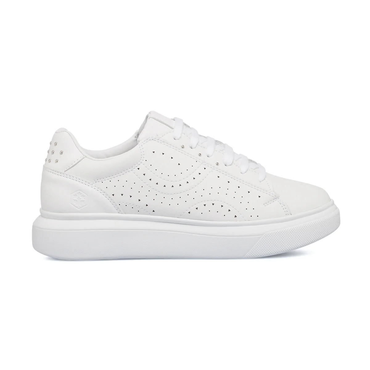 Sneakers bianche da donna con dettagli traforati Lumberjack Juliette