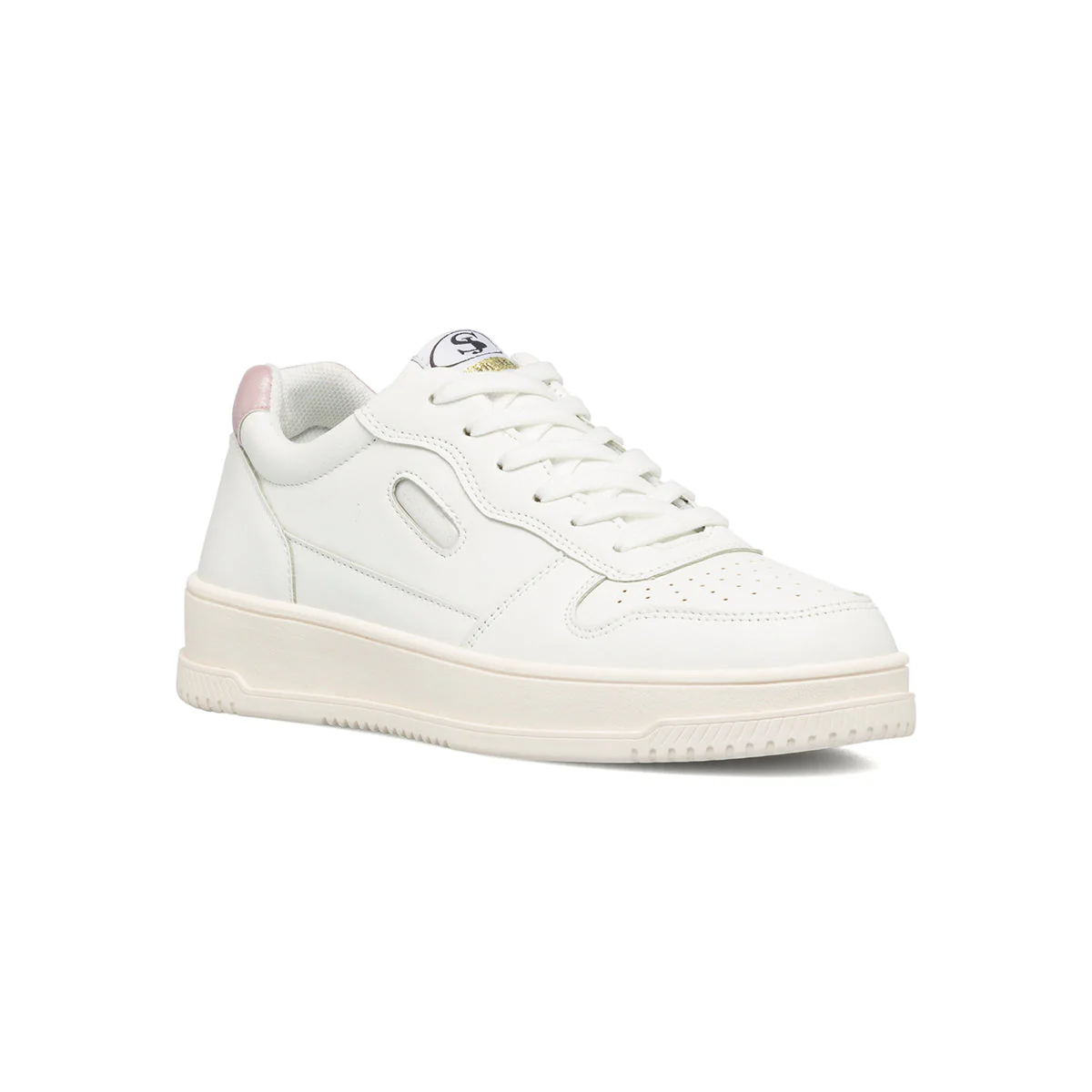 Sneakers bianche da donna con dettagli traforati Swish Jeans - Image 5