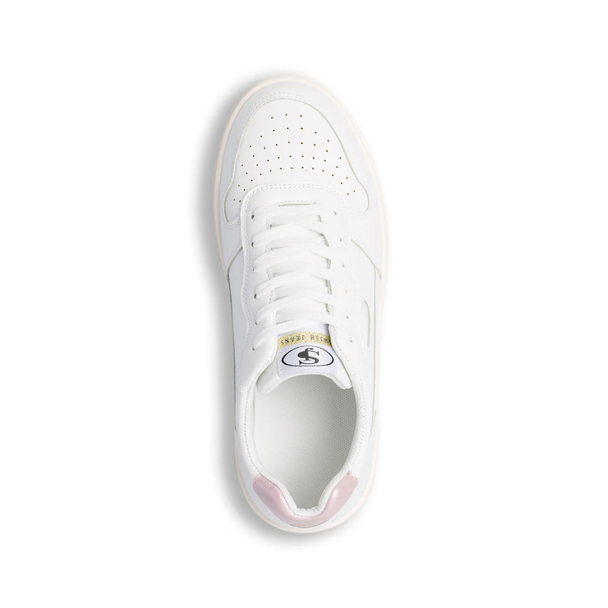 Sneakers bianche da donna con dettagli traforati Swish Jeans - Image 8