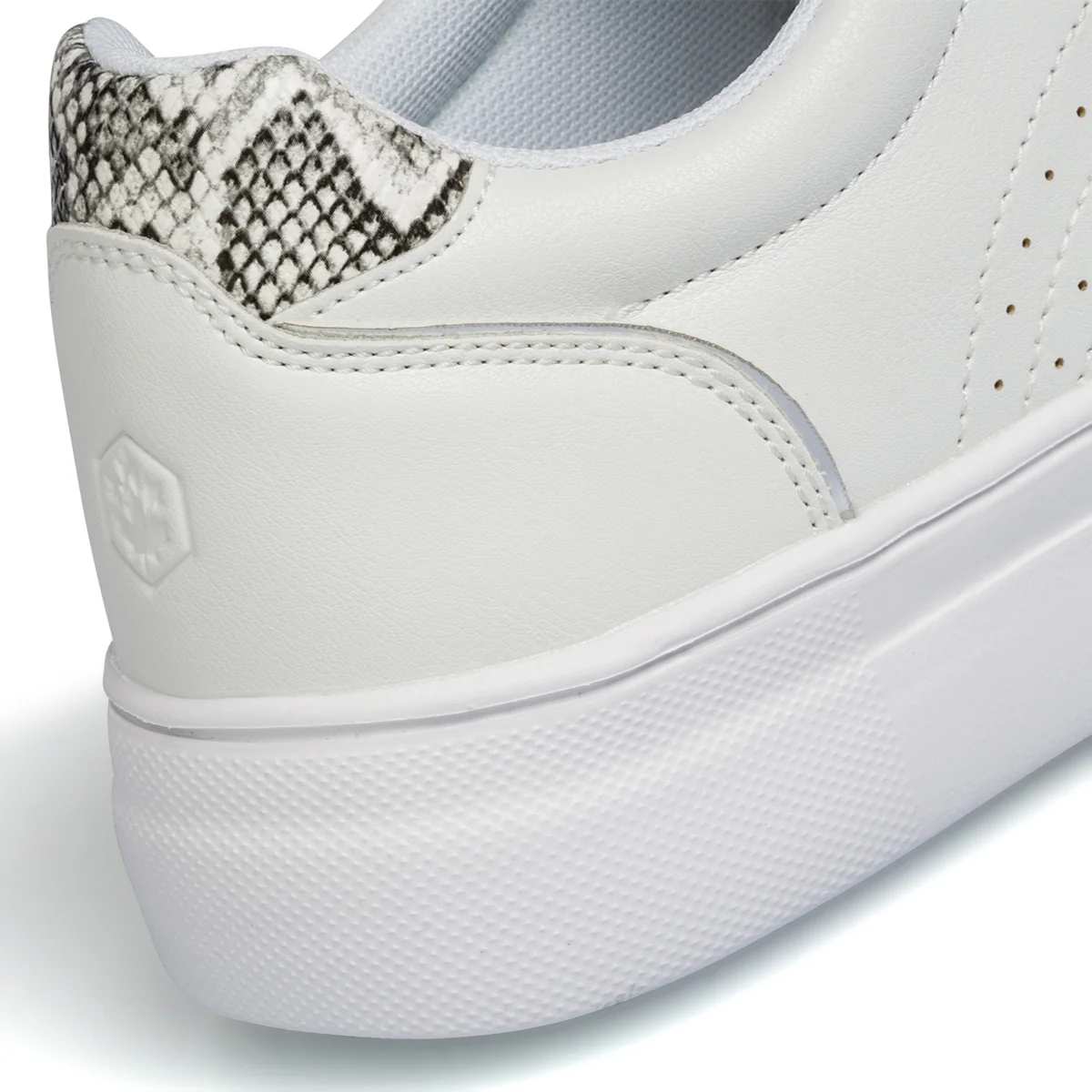 Sneakers bianche da donna con dettaglio animalier Lumberjack Doris - Image 8